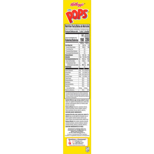Corn Pops Cereal, Sweet Crispy Crunch