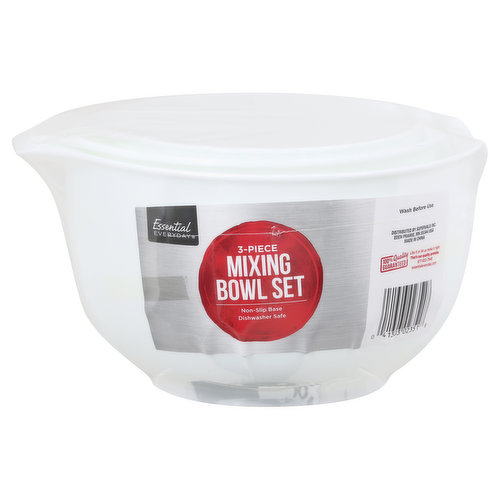 Essential Everyday Mixing Bowl Set, 3-Piece