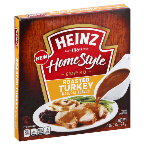 Heinz Gravy Mix, Homestyle, Roasted Turkey