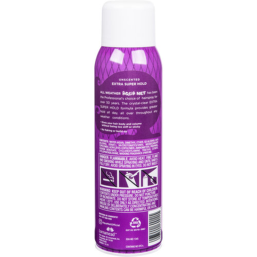 Aqua Net Extra Super Hold Unscented Hairspray - Shop Styling Products &  Treatments at H-E-B