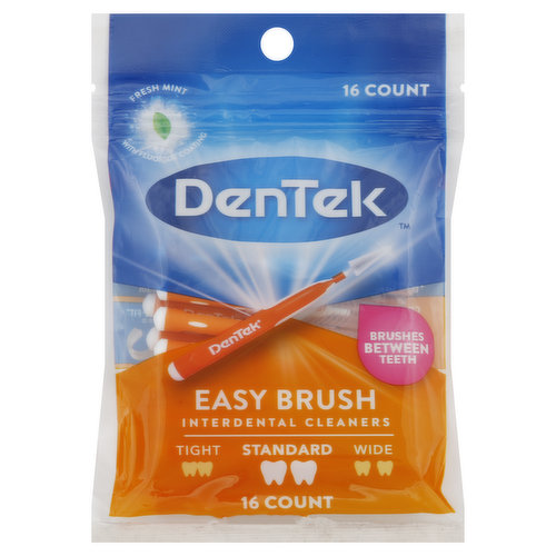 DenTek Interdental Cleaners, Easy Brush, Standard