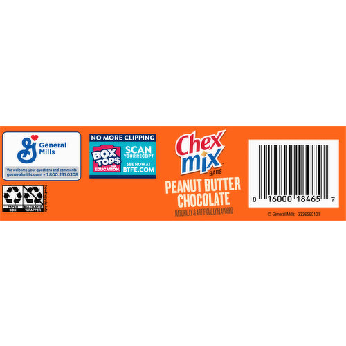 Chex Mix Bar, Peanut Butter Chocolate - 20 pack, 1.13 oz bars