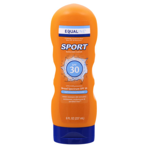 Equaline Sport Sunscreen Lotion, Broad Spectrum SPF 30