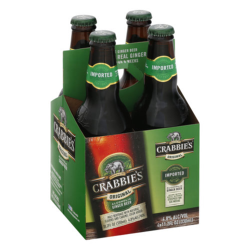 Crabbie's Ginger Beer, Alcoholic, Original