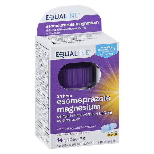 Equaline Esomeprazole Magnesium, 24 Hour, 20 mg, Delayed-Release Capsules