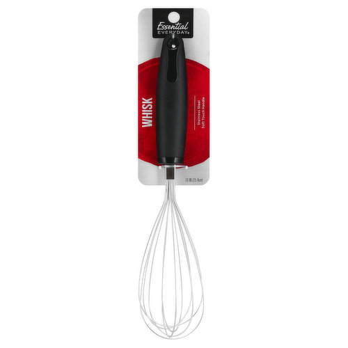 Essential Everyday Whisk, Soft Touch Handle, Stainless Steel