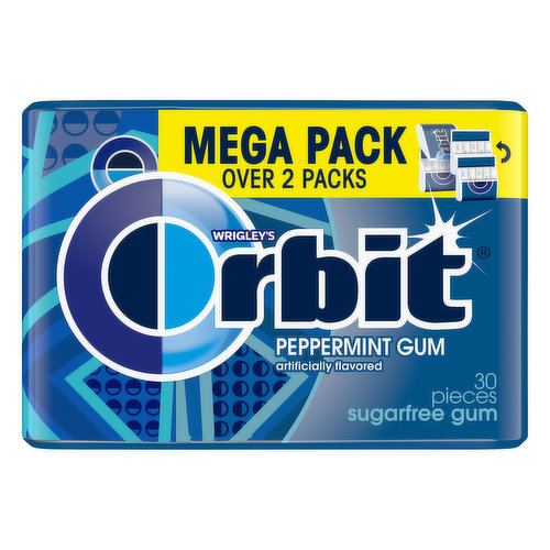 Orbit Gum, Sugarfree, Peppermint, Mega Pack