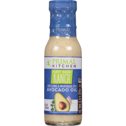 Primal Kitchen Dressing Ranch Avocado Oil - 8 fl oz bottle