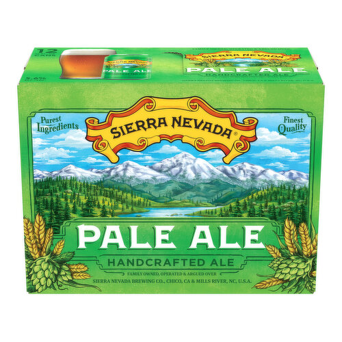 Sierra Nevada Beer, Pale Ale Craft Beer 12 Pack (12oz Cans)