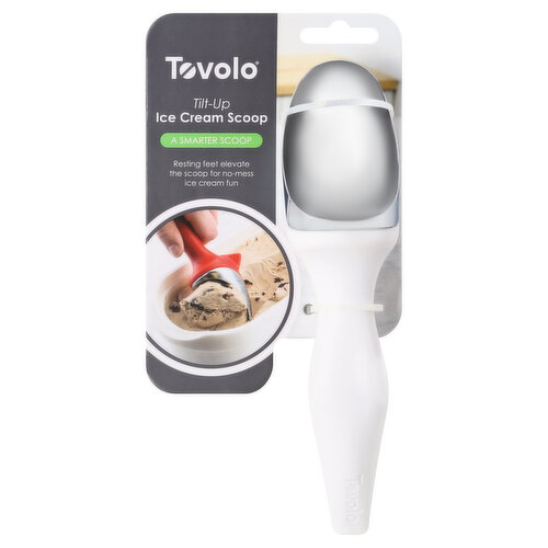 Tovolo Tilt Up Ice Cream Scoop - White 