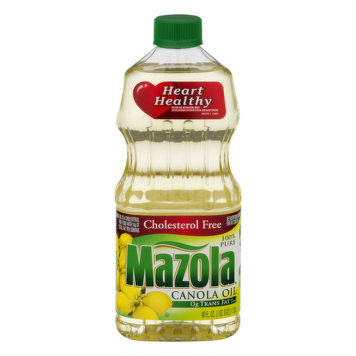 Mazola Canola Oil, Cholesterol Free