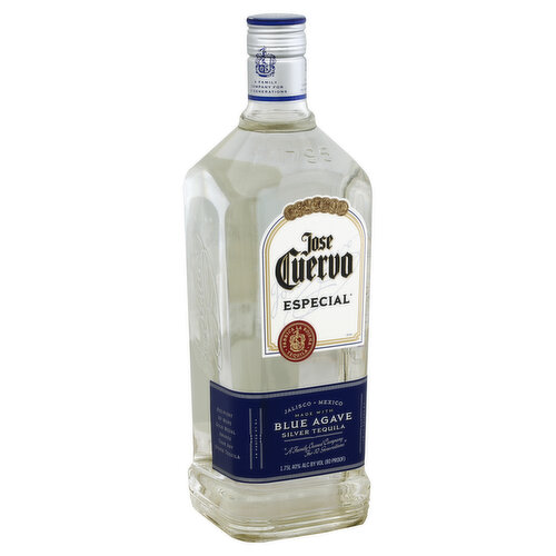 Jose Cuervo Especial Tequila, Silver, Blue Agave