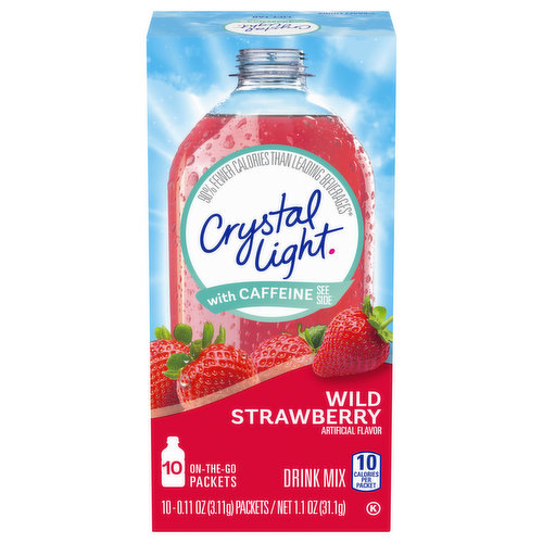 Crystal Light Sugar Free Wild Strawberry Powdered Drink Mix