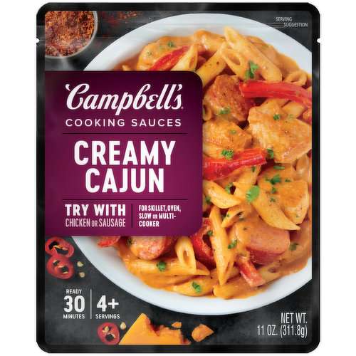 Campbell's Cooking Sauces Creamy Cajun Cooking Sauces, 11 oz