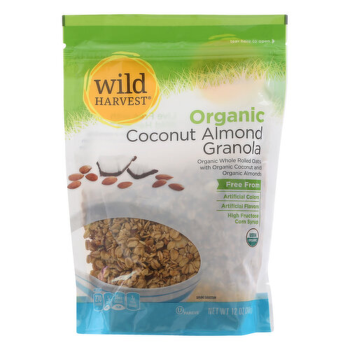 WILD HARVEST Granola, Coconut Almond, Organic