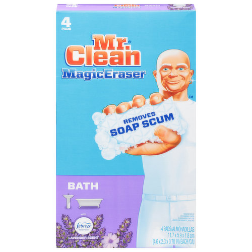 Mr. Clean  Magic Eraser Cleaning Pads, Bath, Lavender Scent