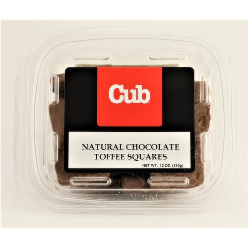 Natural Chocolate Toffee Squares