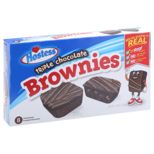 Hostess Brownies, Triple Chocolate