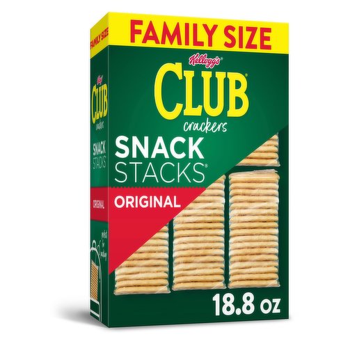 Club Snack Stacks Crackers, Original, Family Size