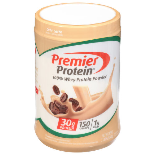 Premier Protein Protein Powder, 100% Whey, Cafe Latte