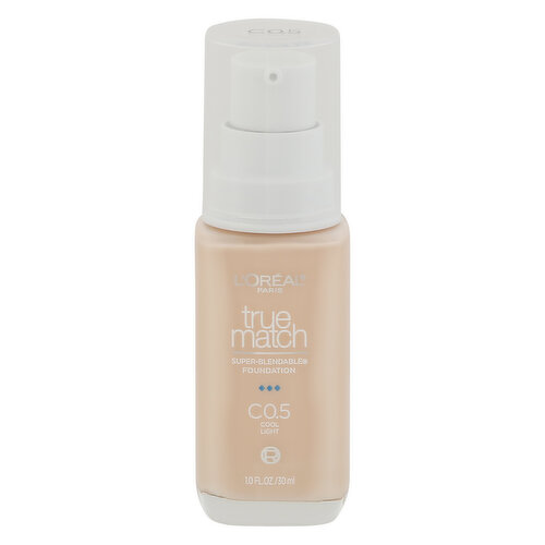 L'Oreal True Match Foundation, Super-Blendable, Cool Light C0.5