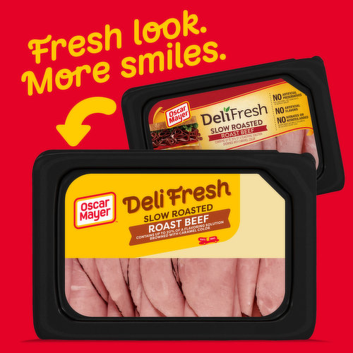 Oscar Mayer Deli Fresh Slow Roasted Roast Beef Sliced Lunch Meat