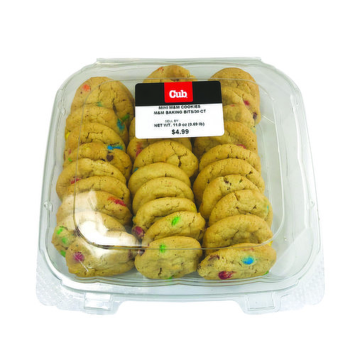 Cub M&M Baking Bits Mini Cookies