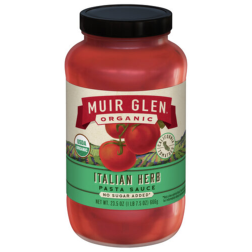 Muir Glen Pasta Sauce, Organic, Italian Herb