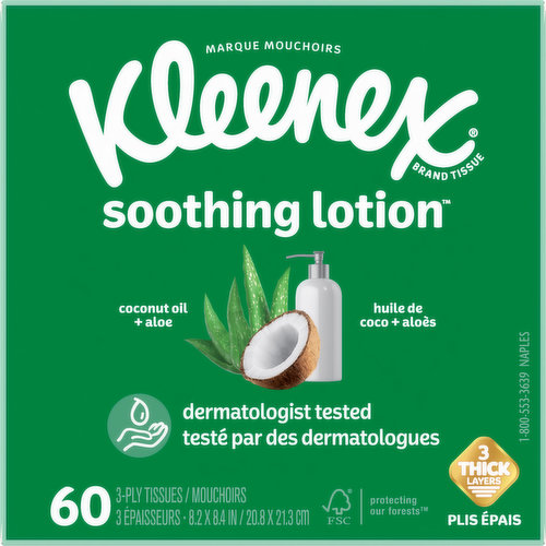 Kleenex Soothing Lotion Facial Tissues