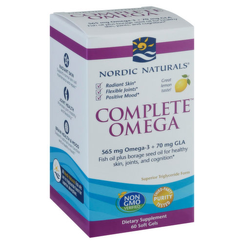 Nordic Naturals Complete Omega, Soft Gels