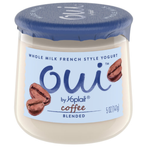 Oui Yogurt, French Style, Whole Milk, Coffee Blended