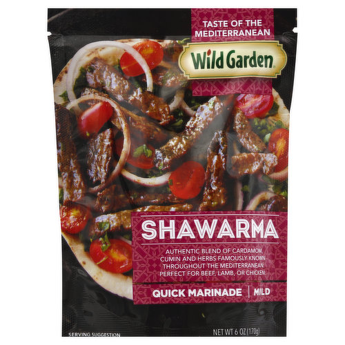 Wild Garden Marinade, Quick, Shawarma