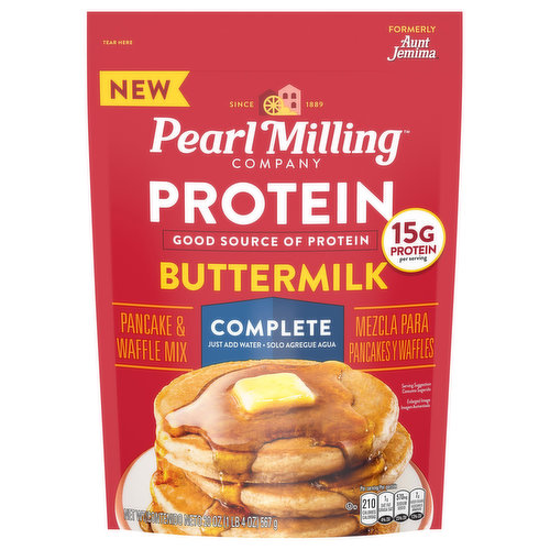 Pearl Milling Company Pancake & Waffle Mix, Buttermilk, Complete