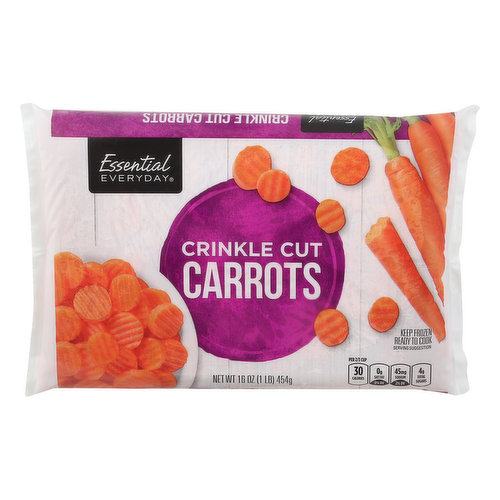 Essential Everyday Frozen Crinkle Cut Carrots