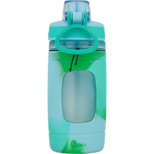 Flo Crystle Ice with Rock Candy & Kiwi Kids Water Bottle, 16 Oz.