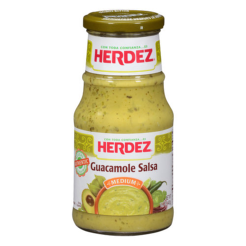 Authentic Mexico’s no. 1 salsa brand. herdeztradtions.com. Facebook. Facebook.com/herdeztraditions. Questions-comments 1-800-333-7846. For authentic recipes, visit herdeztradtions.com. Product of Mexico.