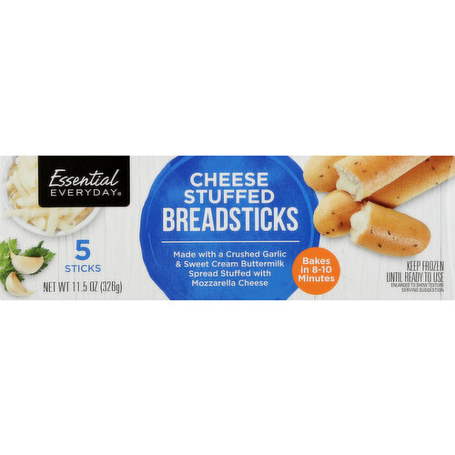 Essential Everyday Breadsticks, Cheese Stuffed