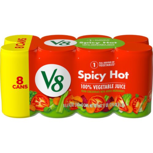 V8® Spicy Hot 100% Vegetable Juice