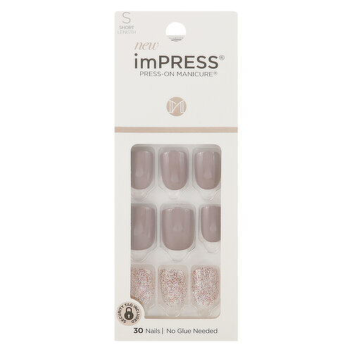 Purple Pink Tie Dye Short Coffin Press On Nails - SENA NAIL