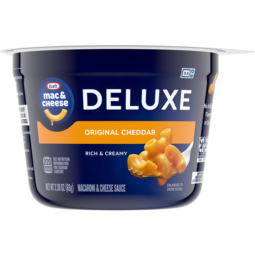 Kraft Mac & Cheese Deluxe Original Cheddar Macaroni & Cheese Sauce