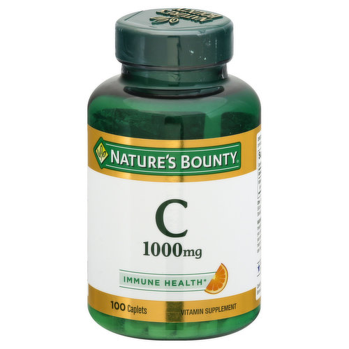 Natures Bounty Vitamin C, 1000 mg, Caplets