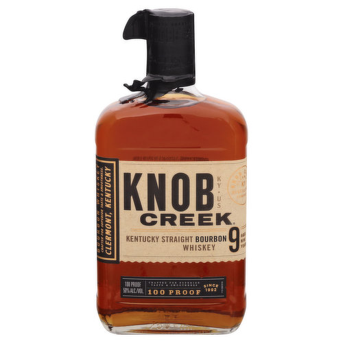 Crafted for superior taste & smoothness. Since 1992. Aged nine years. The original. Small batch. www.knobcreek.com. www.drinksmart.com. 50% alc./vol. 100