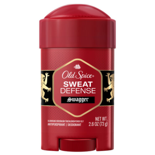 Old Spice Sweat Defense Old Spice Men's Antiperspirant & Deodorant Sweat Defense Pure Sport Plus Stronger Swagger, 2.6 oz