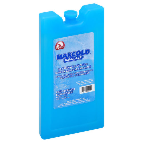 Igloo Maxcold Ice Block, Re-Freezable, Medium