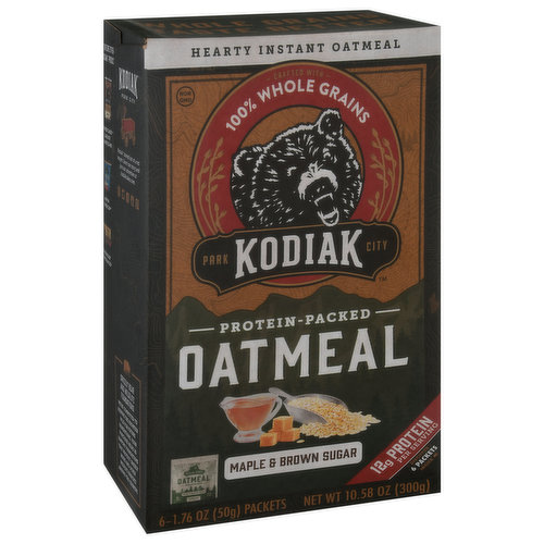 Oatmeal, Maple & Brown Sugar, Protein-Packed