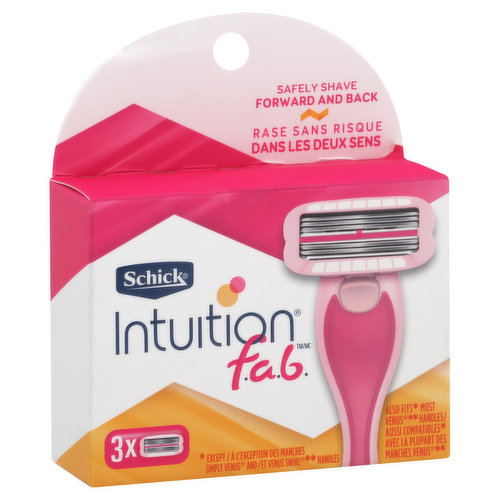 Schick Intuition FAB Razors, Intuition FAB
