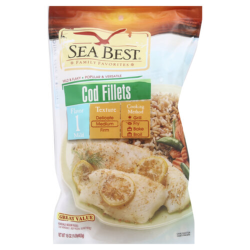 Sea Best Family Favorites Cod Fillets