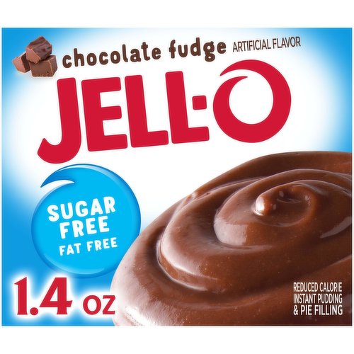 Jell-O Pudding & Pie Filling, Reduced Calorie, Chocolate Fudge, Instant