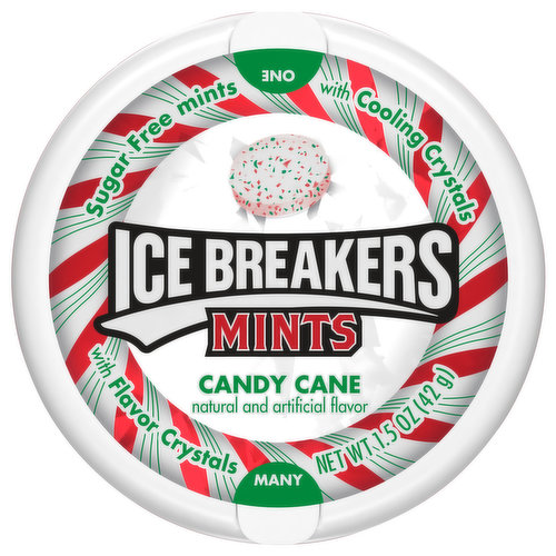 Ice Breakers Mints, Sugar Free, Candy Cane
