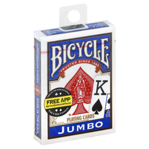 Bicycle Playing Cards, Jumbo Face, Standard Size